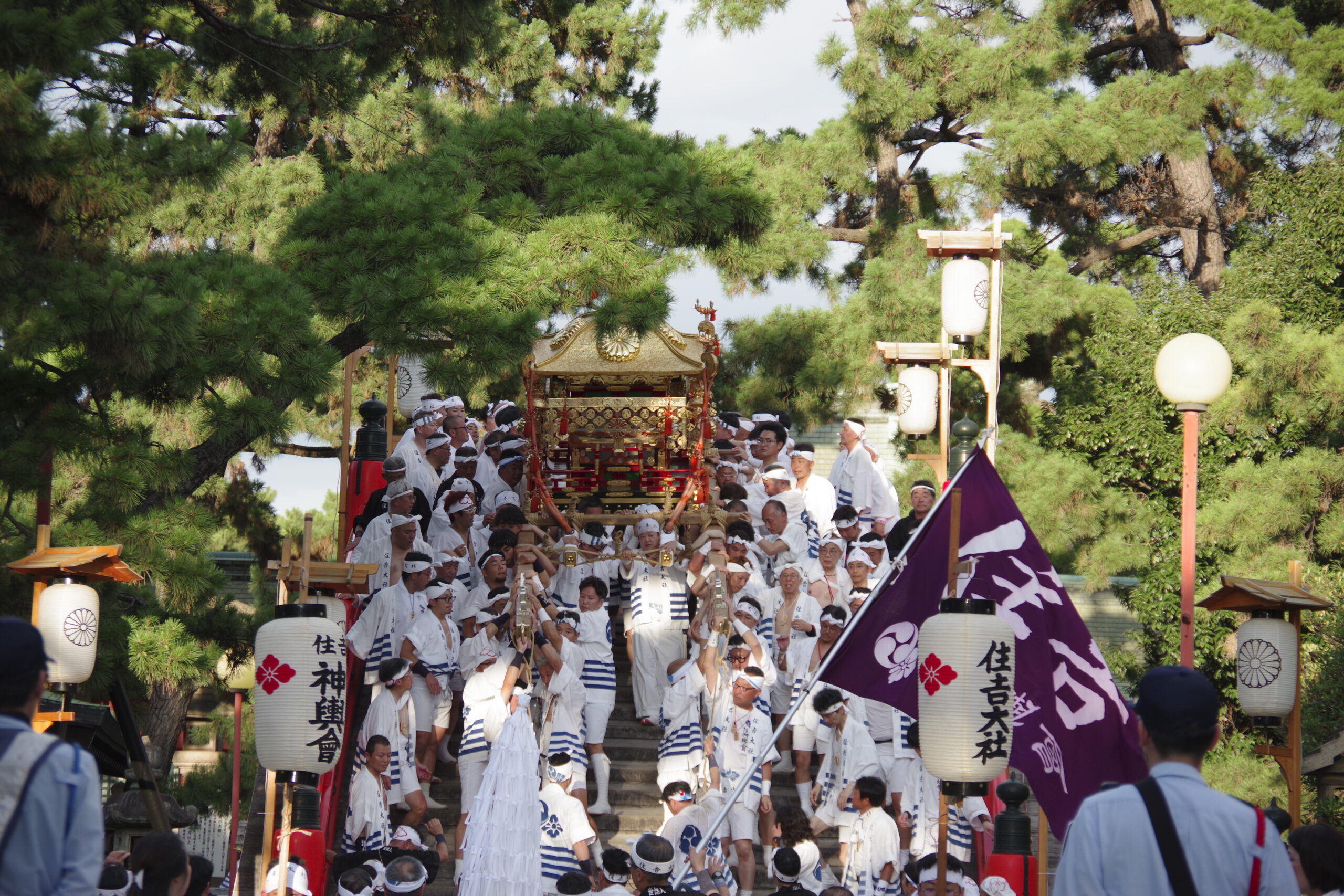 住吉大社　神輿洗神事