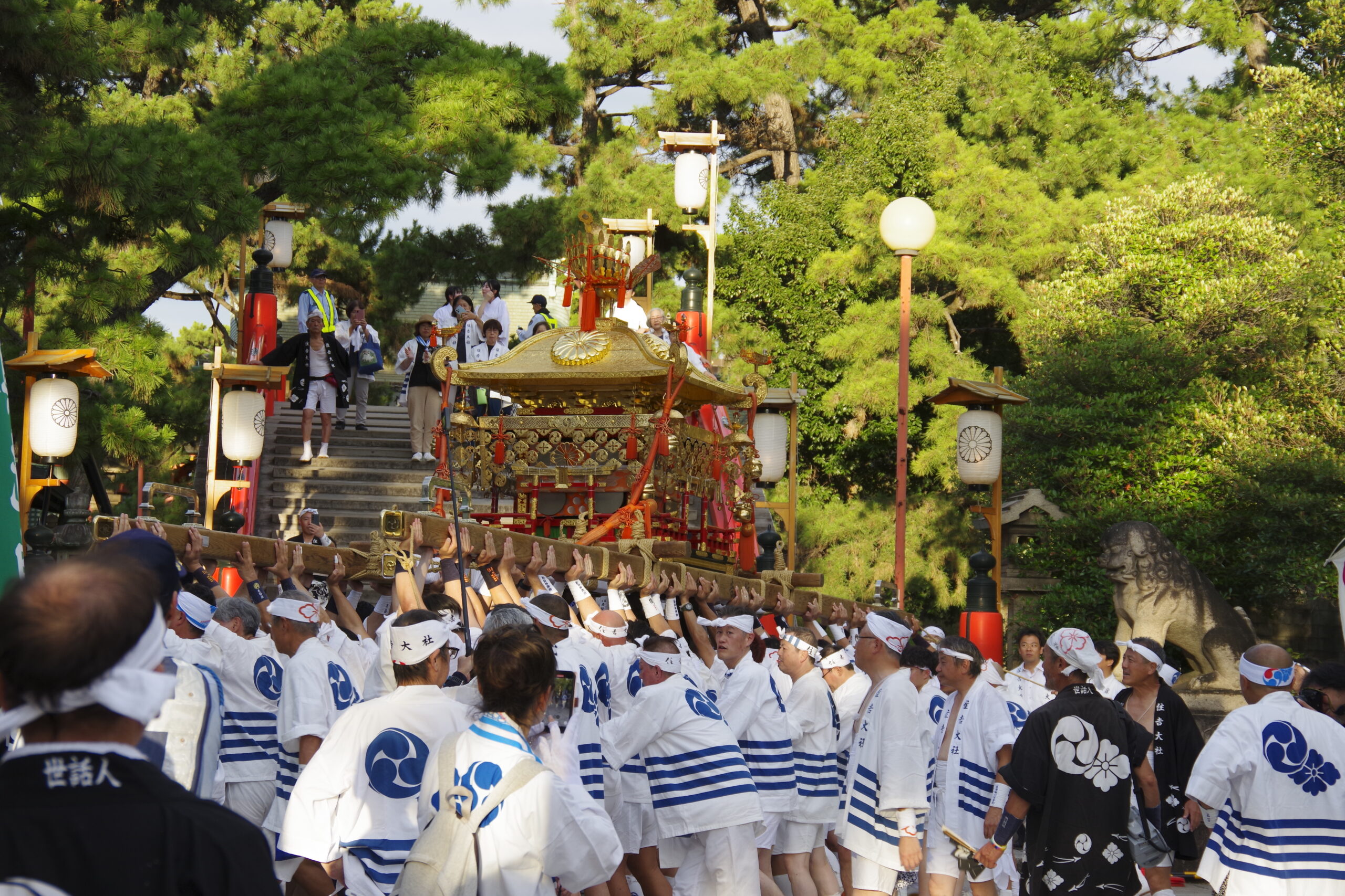 住吉大社　神輿洗神事