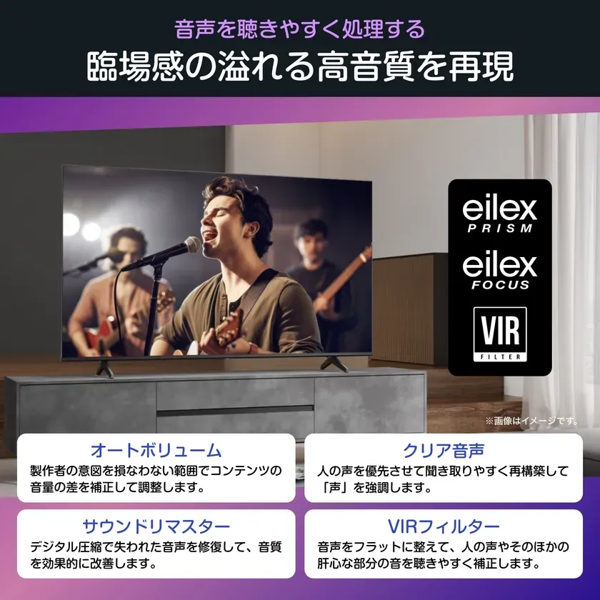 オートボリューム」搭載