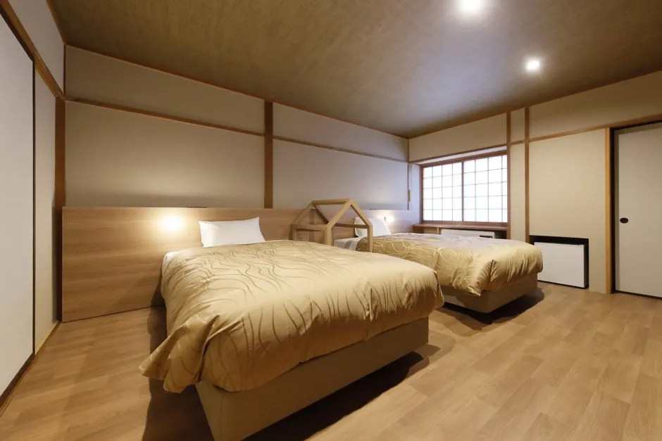和風のツインベッドルーム