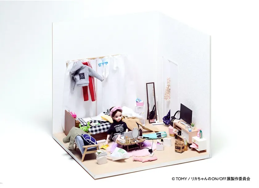 リカちゃんの部屋ジオラマ