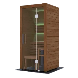 木製のサウナ室