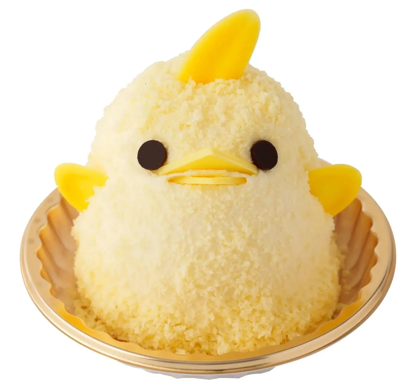 ひよこの形をしたケーキ