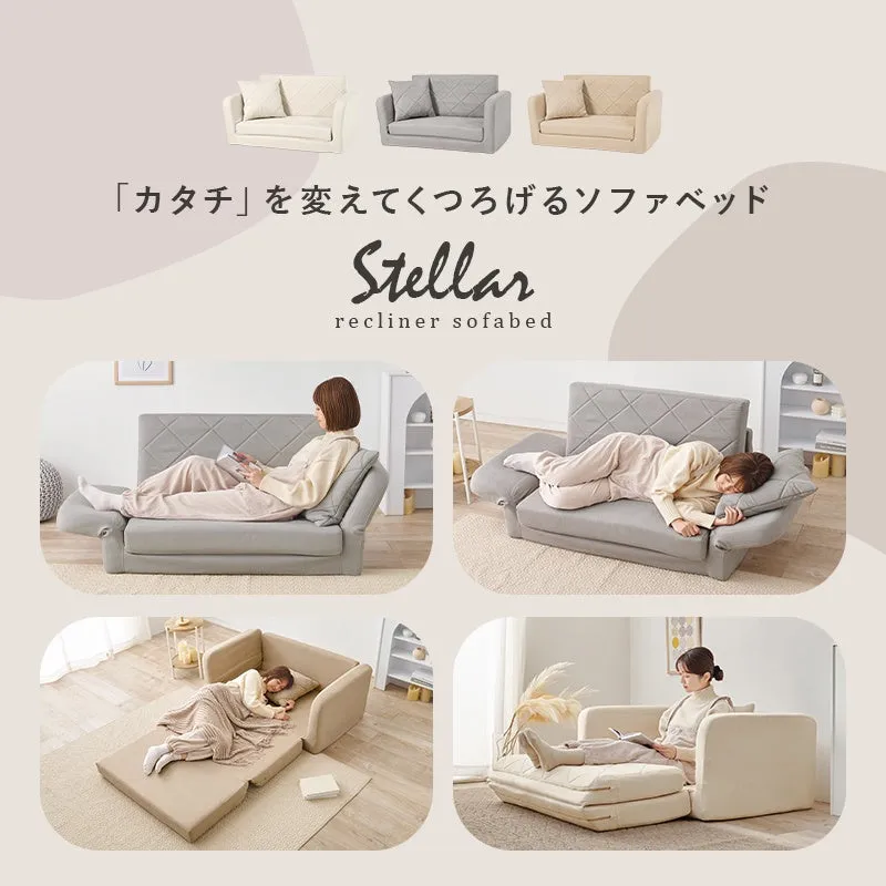 ソファベッドの多用途性を示す写真