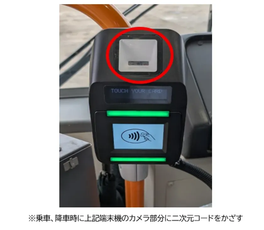 バス車内の運賃支払い端末