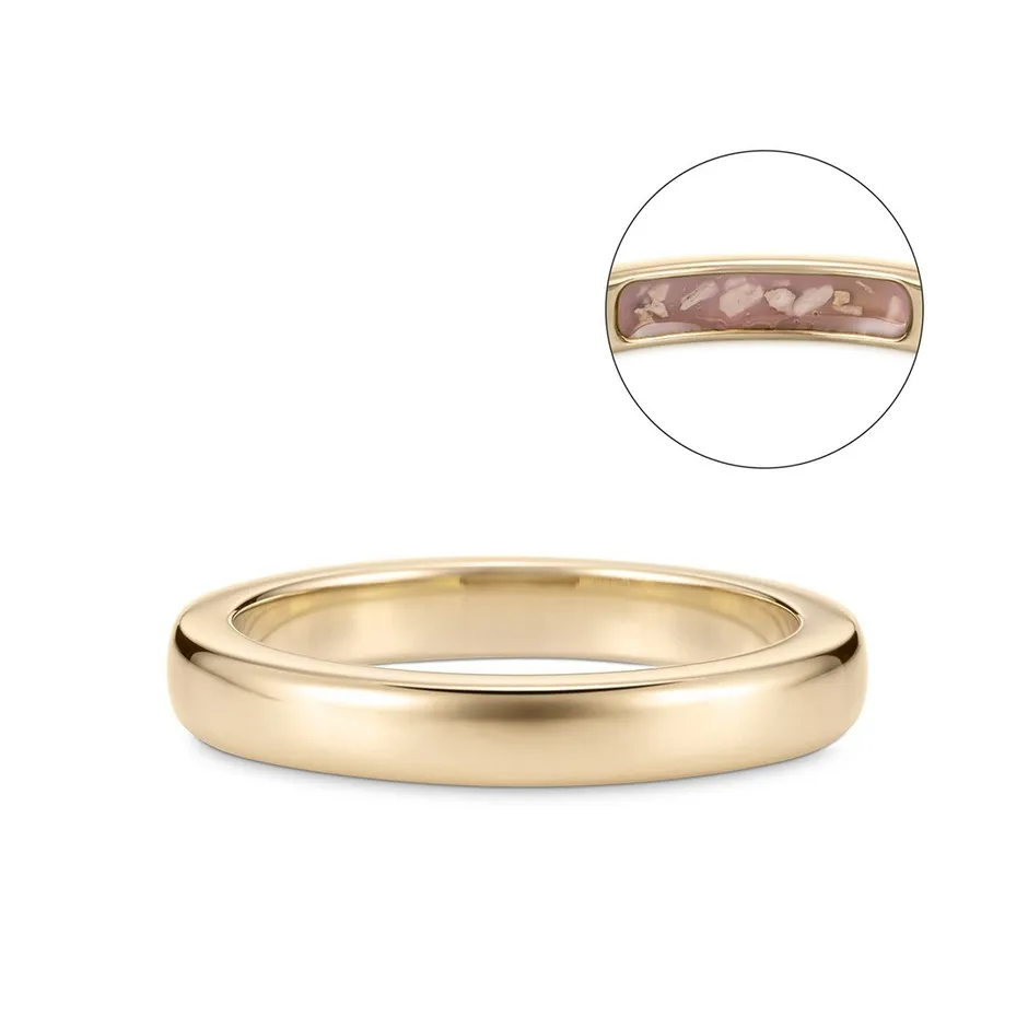 リングの内側に遺骨を納める『シグネット』と『プレーン』