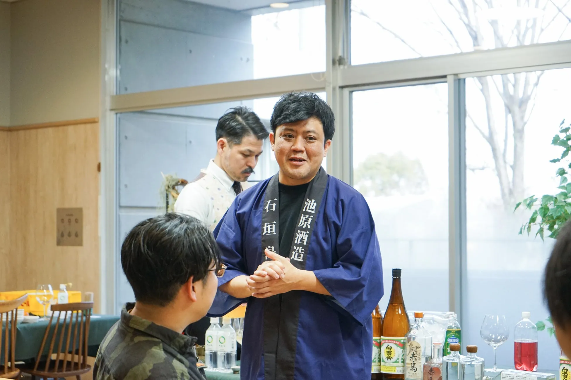 日本酒の試飲会