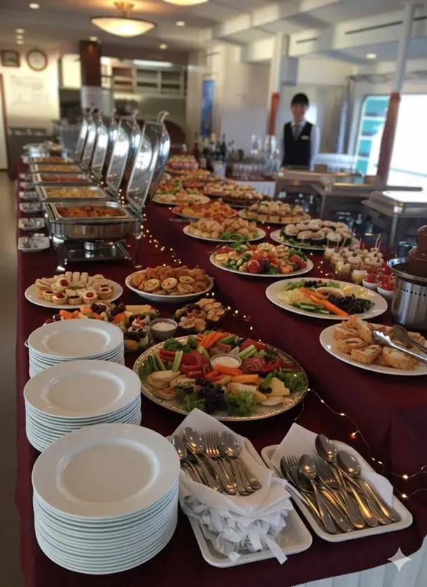 貸切サービスのビュッフェイメージ