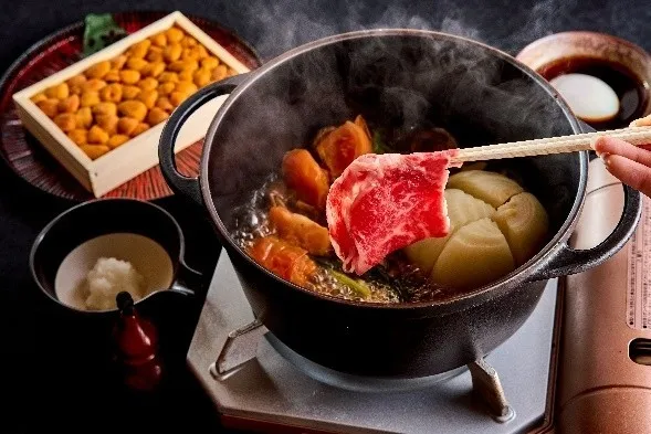 淡路ビーフのすき焼き