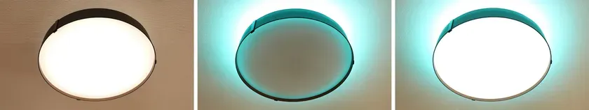 主照明と間接照明の切り替えイメージ