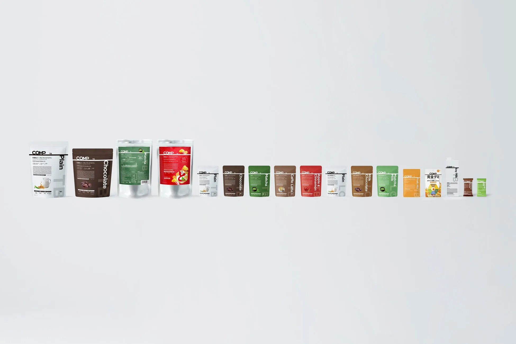 COMP 多様なフレーバーが並ぶ