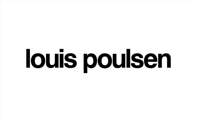 白背景に黒字で「louis poulsen」と書かれたロゴ画像
