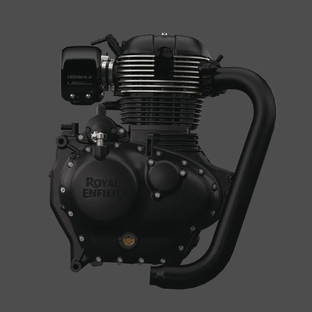 黒色のバイクエンジン