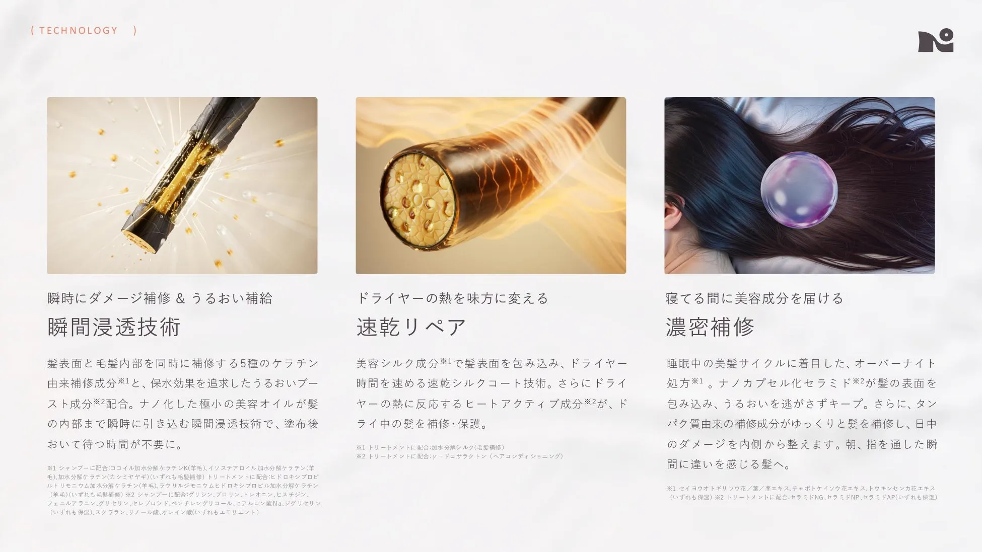 NELIAの3つのコア技術