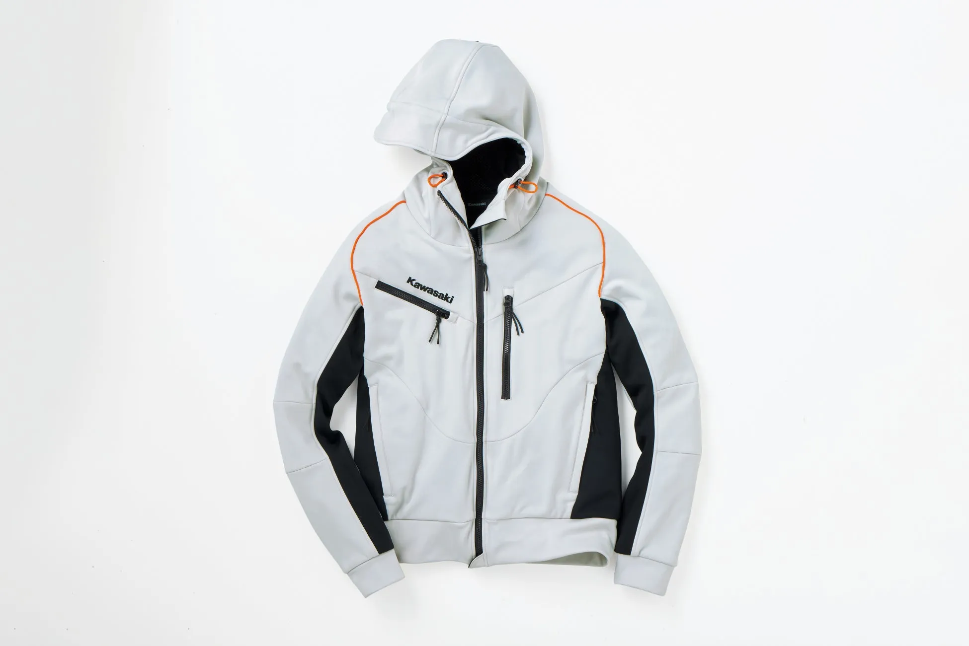 カワサキ ライディングトラックジャケット (白)
