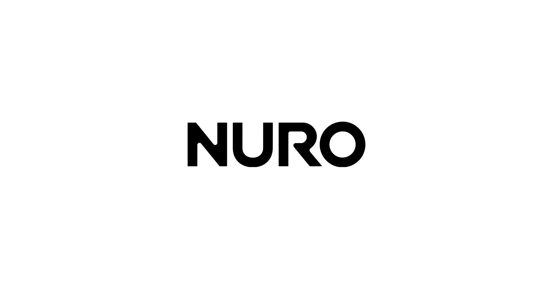 NUROのロゴ。黒い文字でNUROと書かれています。