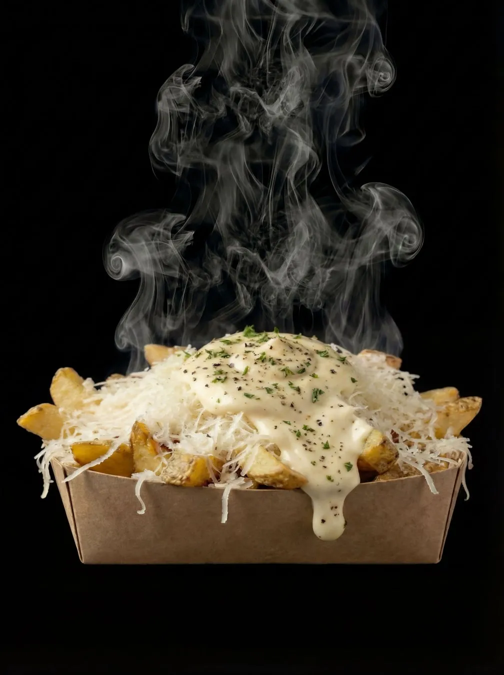 チーズソースのポテトフライ