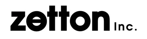 白地に黒文字で「zєtton Inc.」と書かれたロゴ画像。