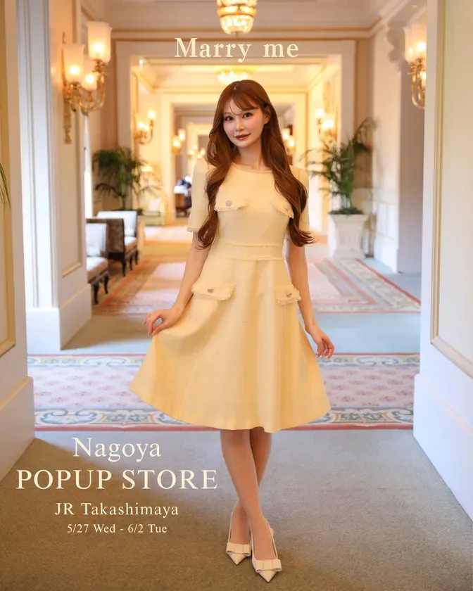 Marry me Nagoya POPUP STORE JR Takashimaya 5/27 Wed - 6/2 Tue