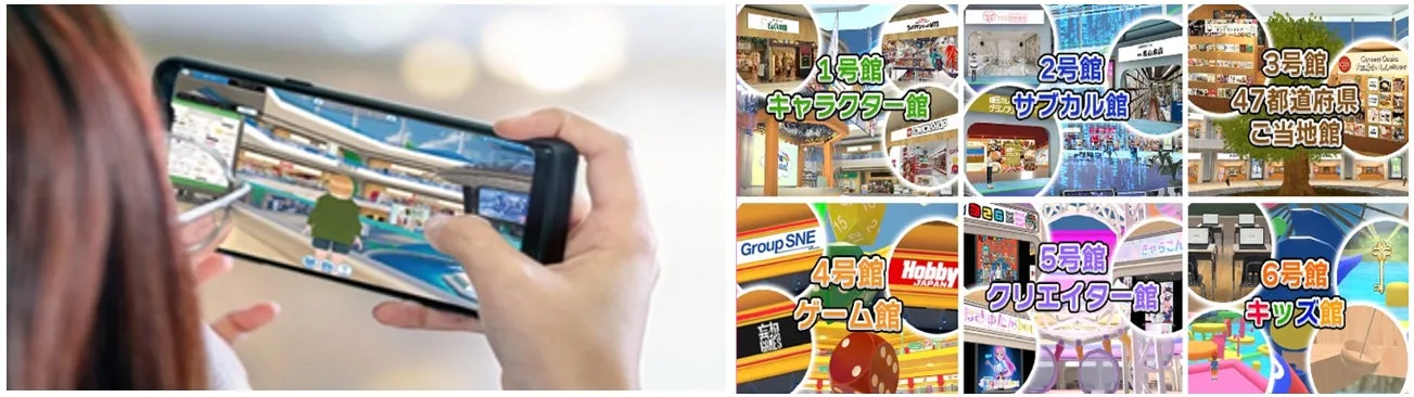 メタバースショッピングモール体験イメージ