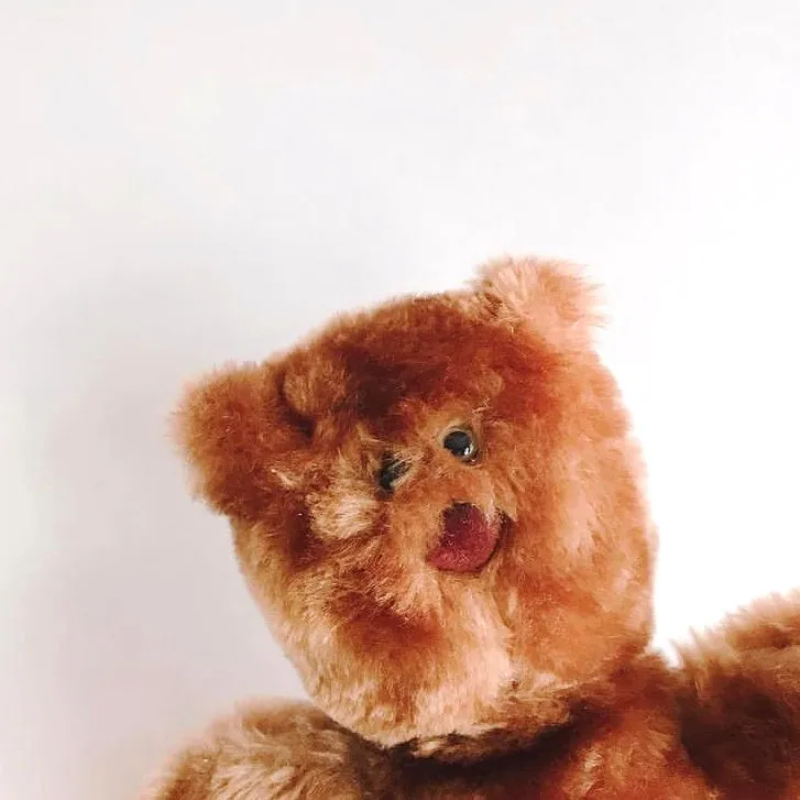 茶色のクマのぬいぐるみ