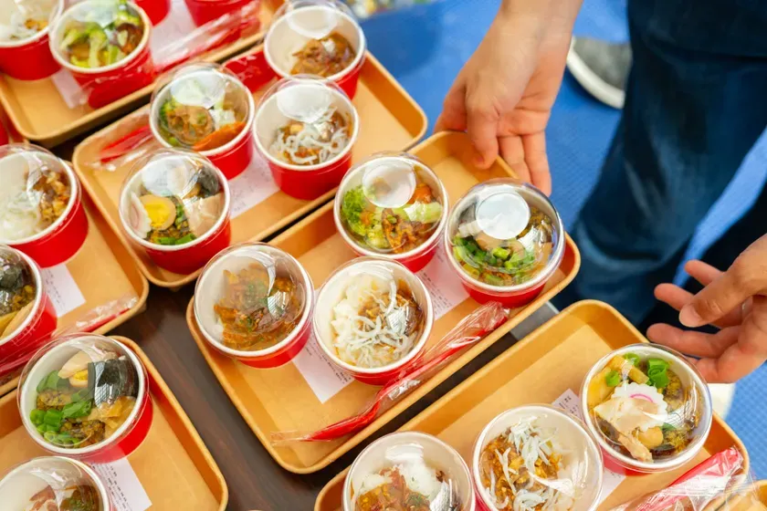 様々な種類の料理
