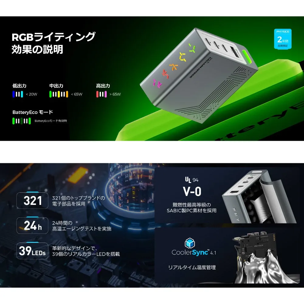 ノートPCからスマホまで、これ一つでまとめて充電完了！