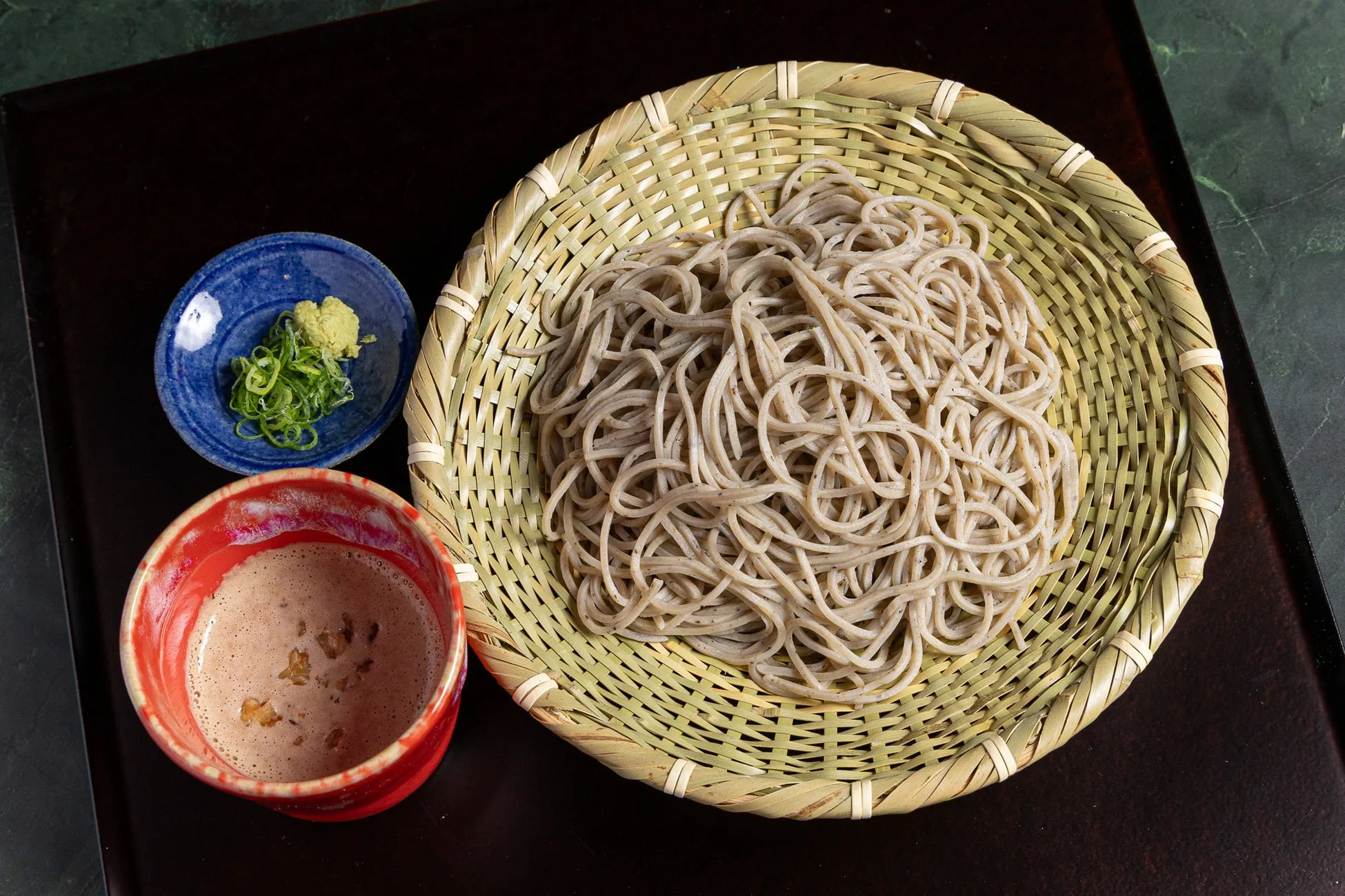 手打ち蕎麦の様子
