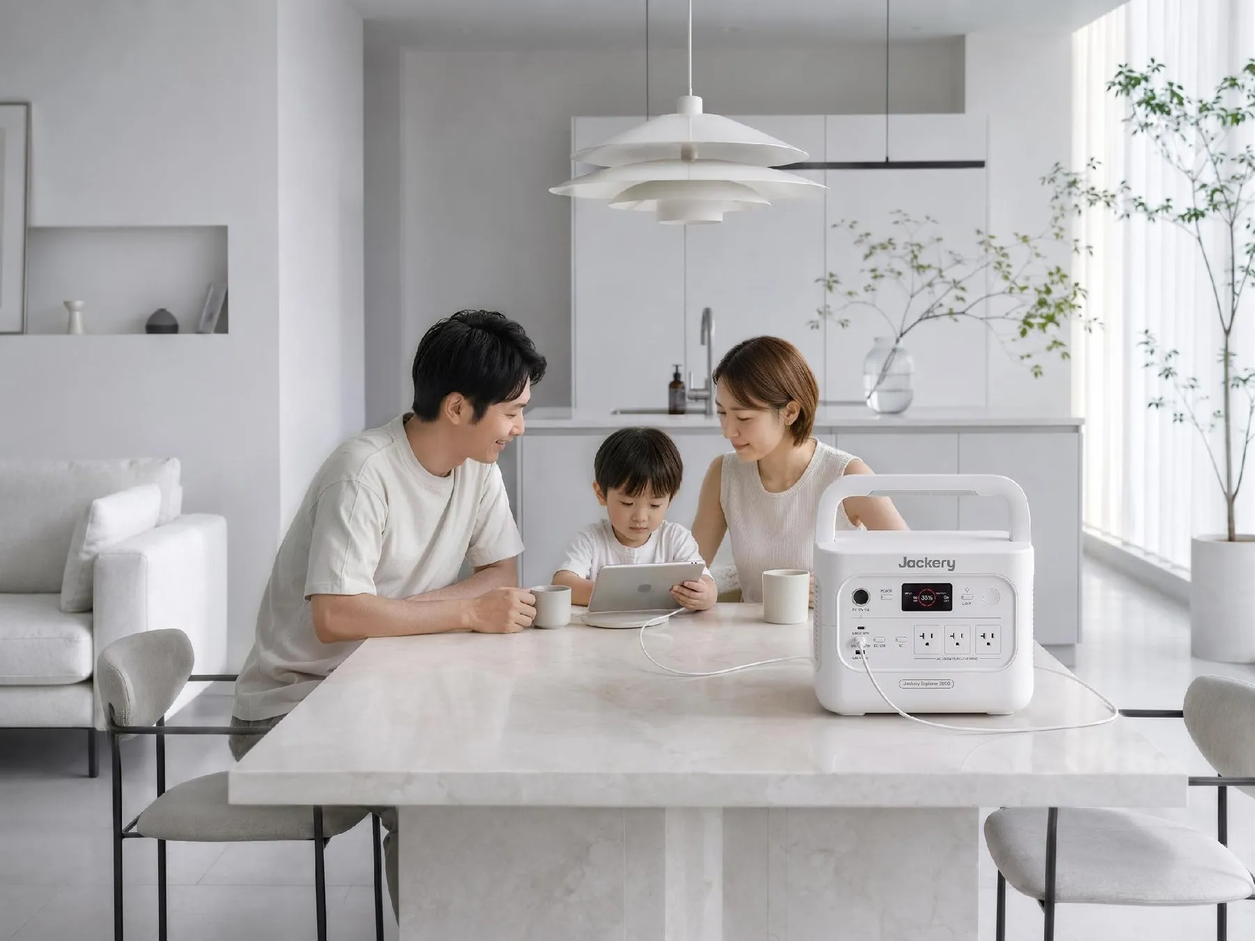 Jackery ポータブル電源 2000 Newおよびセット品 (新色パールホワイト)