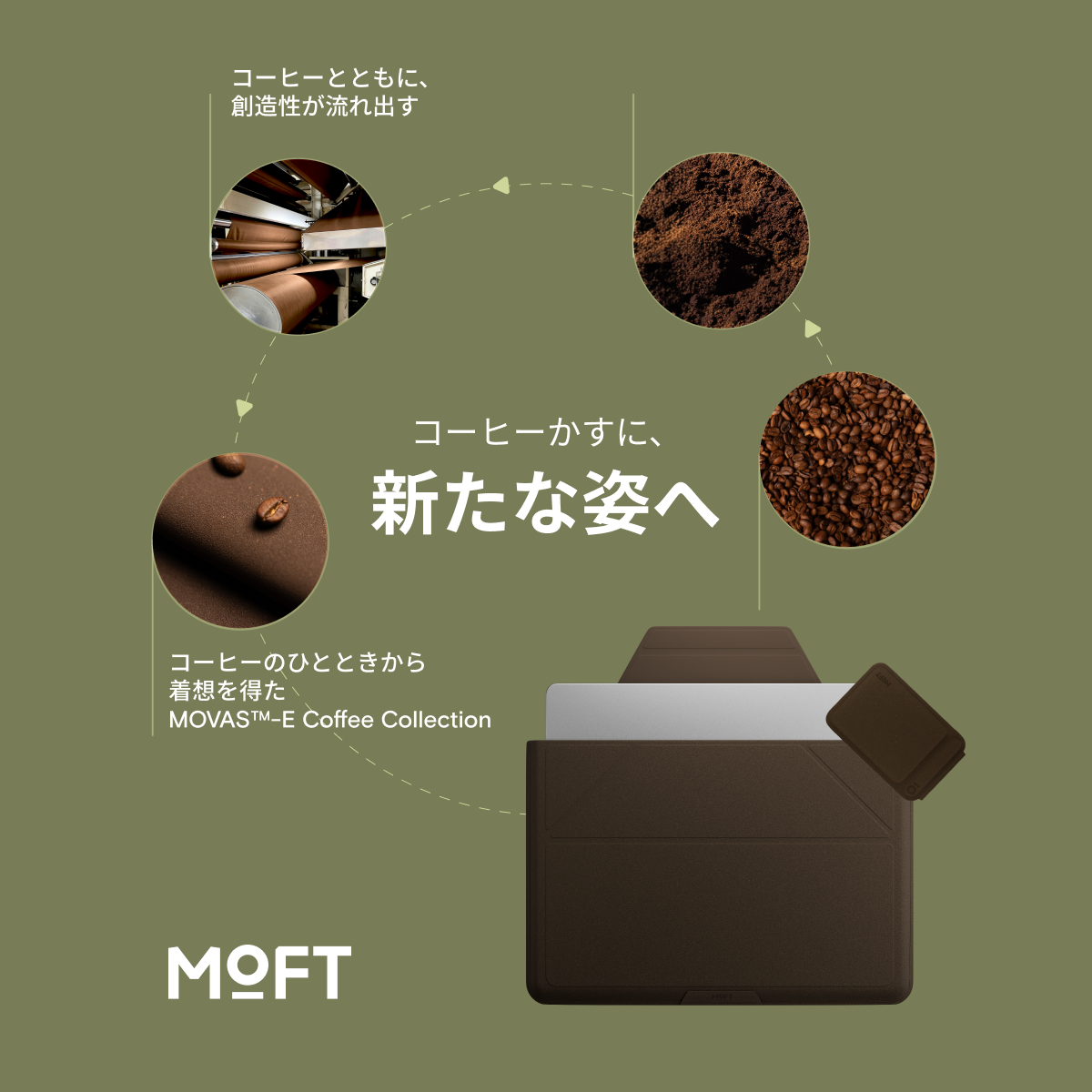 MOFTが廃棄コーヒーかす由来の新素材「MOVAS™-E」を採用した「Coffee Collection」を発表 2 55828 89 51c9435a5622afc962dcdcdc11622e66 1200x1200 1