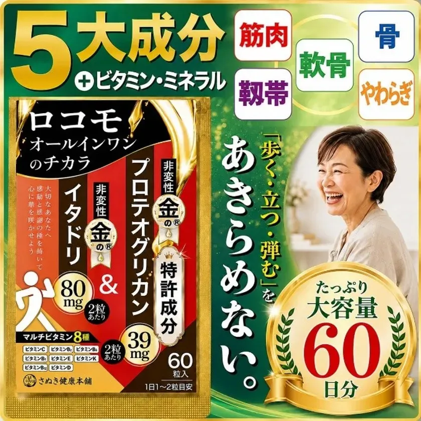 ロコモオールインワンのチカラ新発売