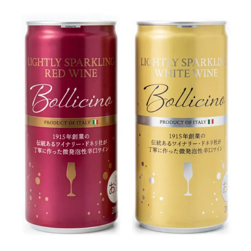 本格イタリア缶ワイン「ボッリチーノ」新デザイン