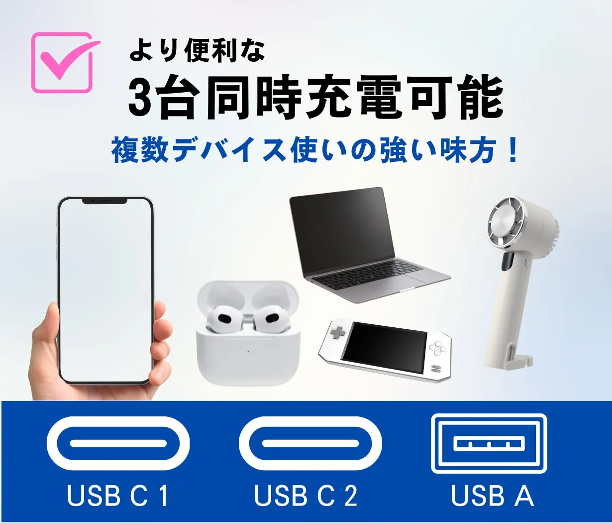 3ポートのイメージ