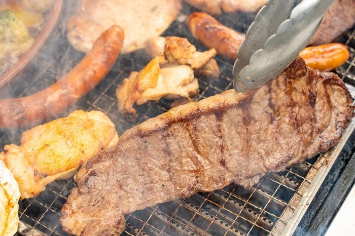 「グランピングリゾート Awaji」のBBQ