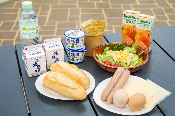 朝食セットに含まれるもの
