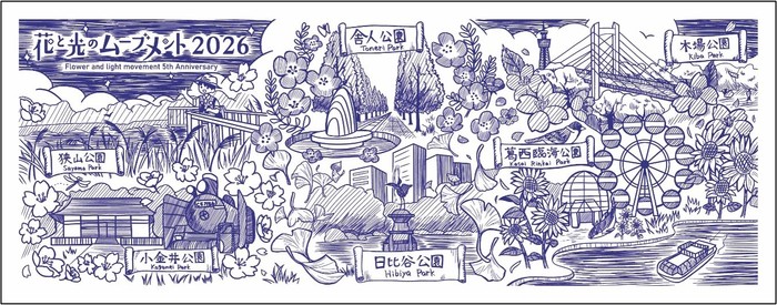 オリジナル手ぬぐいデザイン（イメージ）